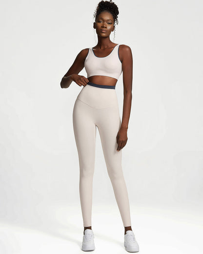Juno Seamless Leggings - Beige Mist