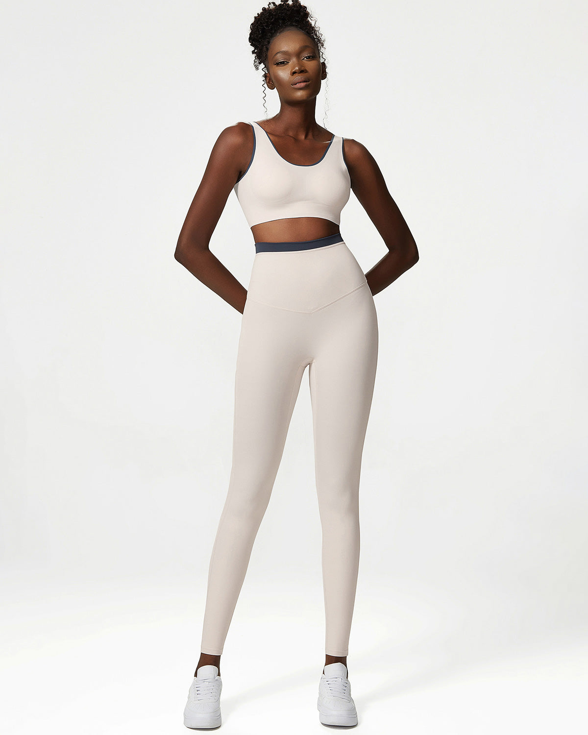 Juno Seamless Leggings - Beige Mist