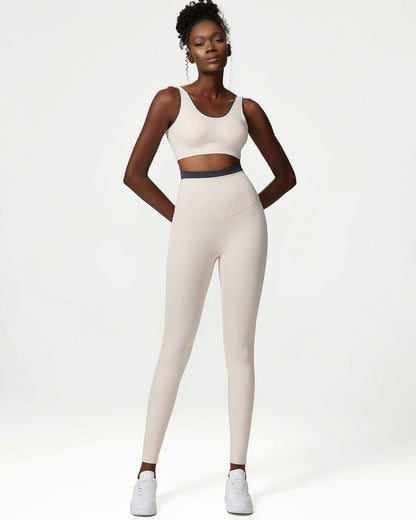 Juno Seamless Leggings - Beige Mist