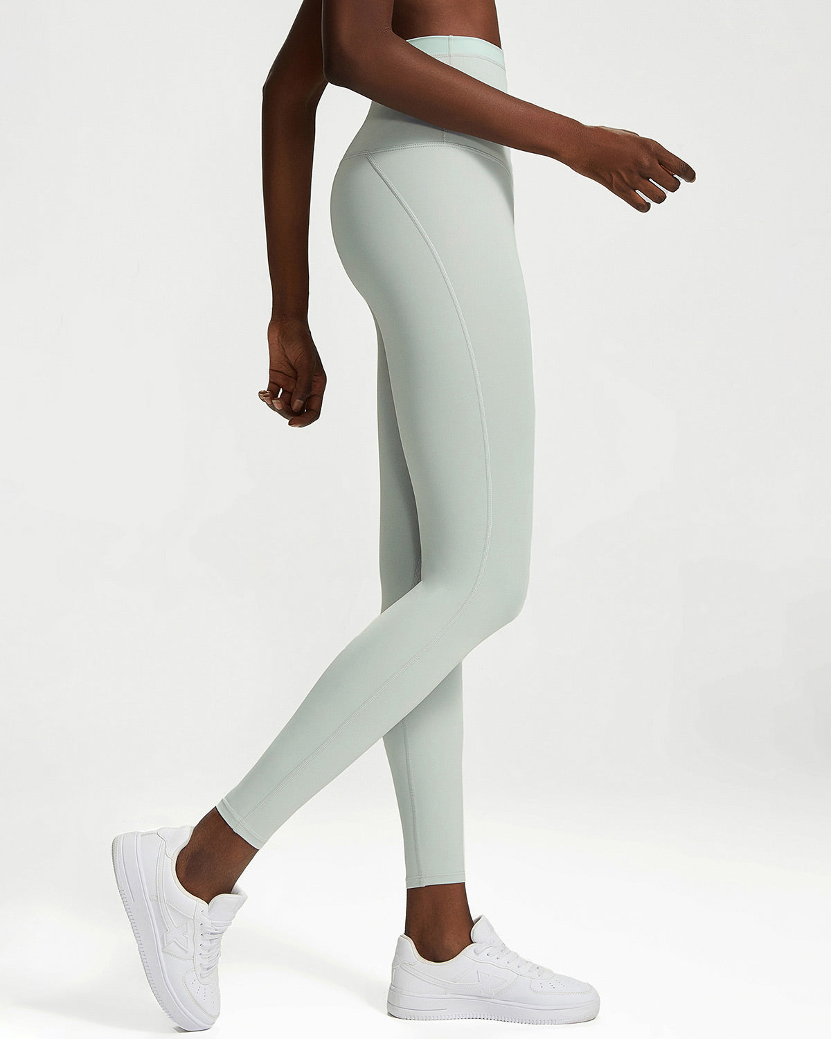 Juno Seamless Leggings - Foggy Green