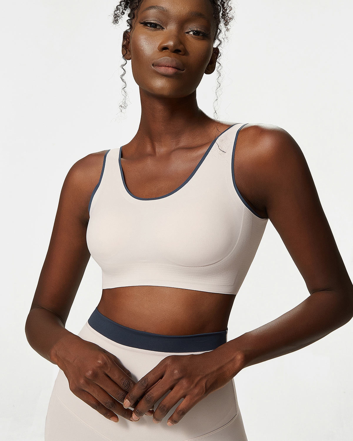 Juno Sports Bra - Beige Mist