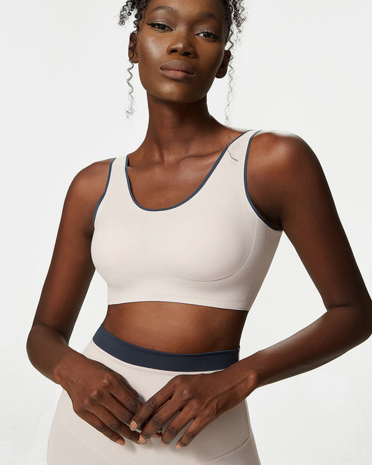 Juno Sports Bra - Beige Mist