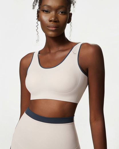 Juno Sports Bra - Beige Mist