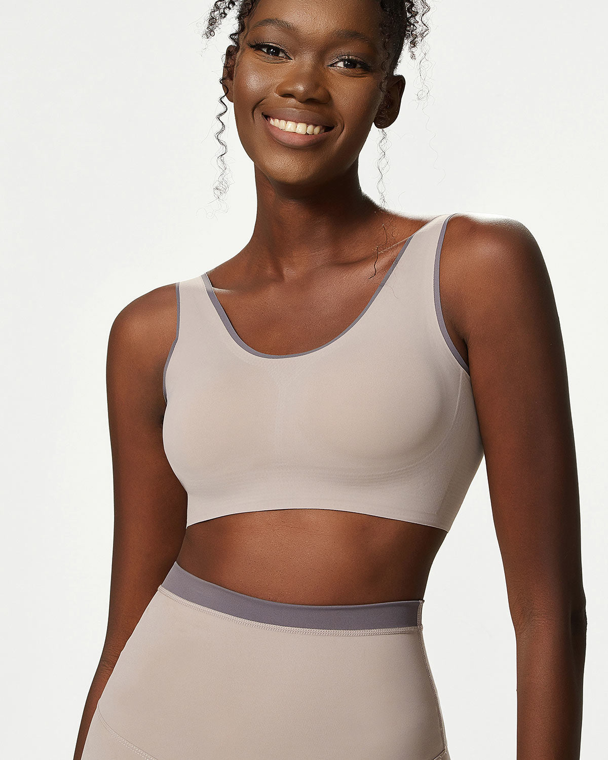 Juno Sports Bra - Dusty Taupe