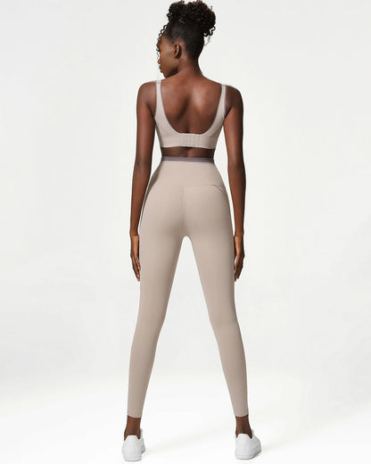 Juno Sports Bra - Dusty Taupe