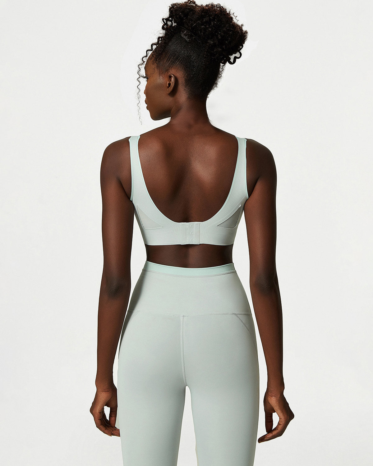 Juno Sports Bra - Foggy Green
