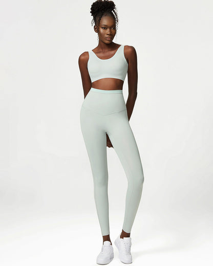 Juno Sports Bra - Foggy Green