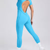 Kira Flow Jumpsuit - Aqua