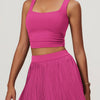 Lyra Crop Top - Fuchsia