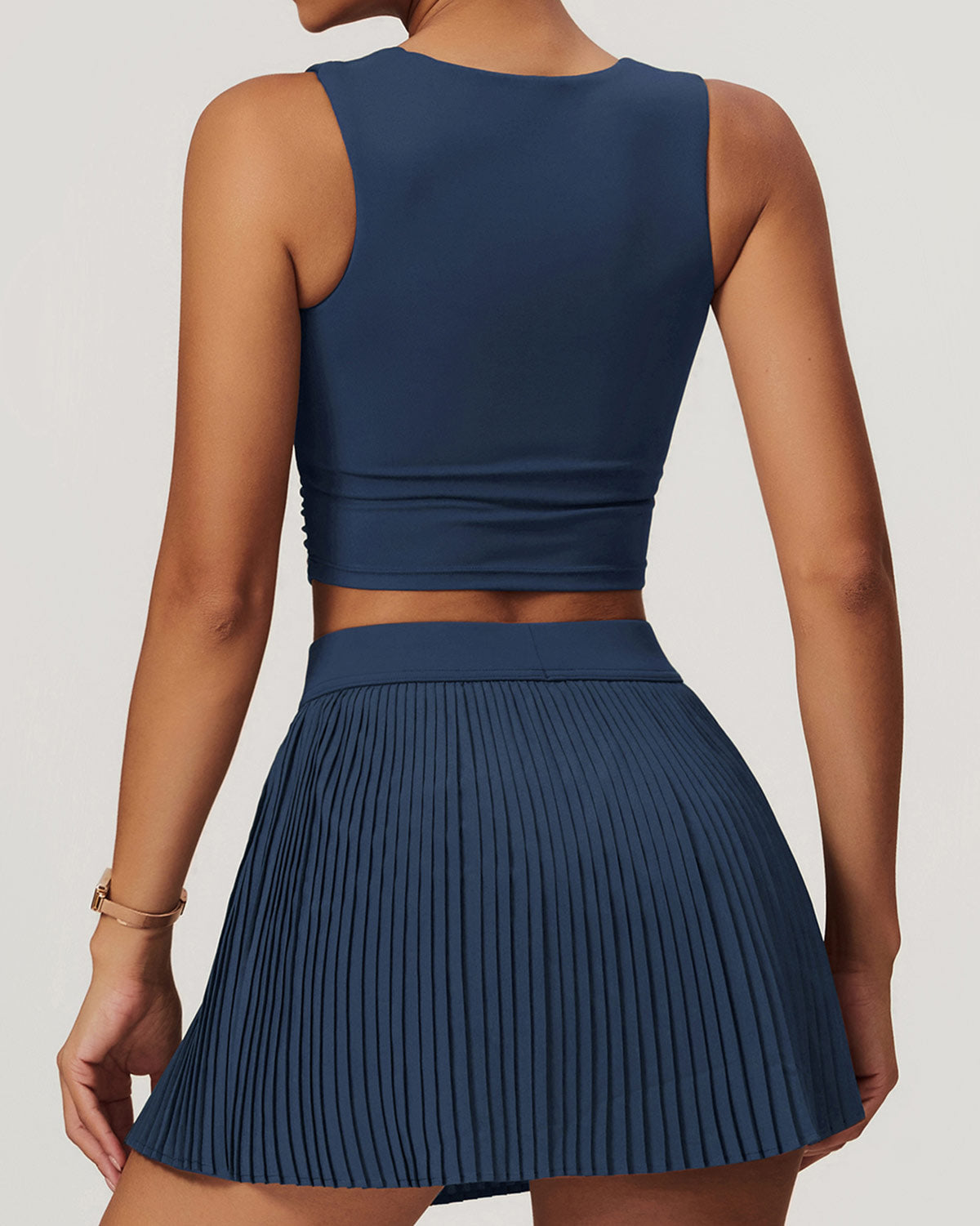 Lyra Crop Top - Navy