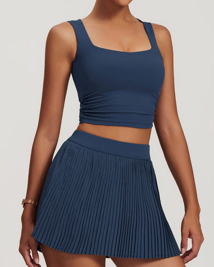 Lyra Crop Top - Navy