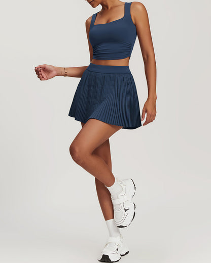 Lyra Crop Top - Navy