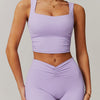 Lyra Crop Top - Purple