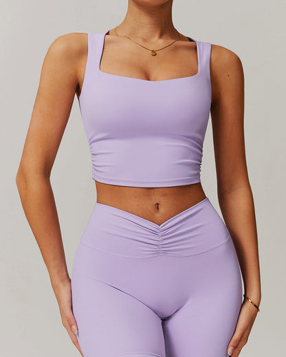 Lyra Crop Top - Purple