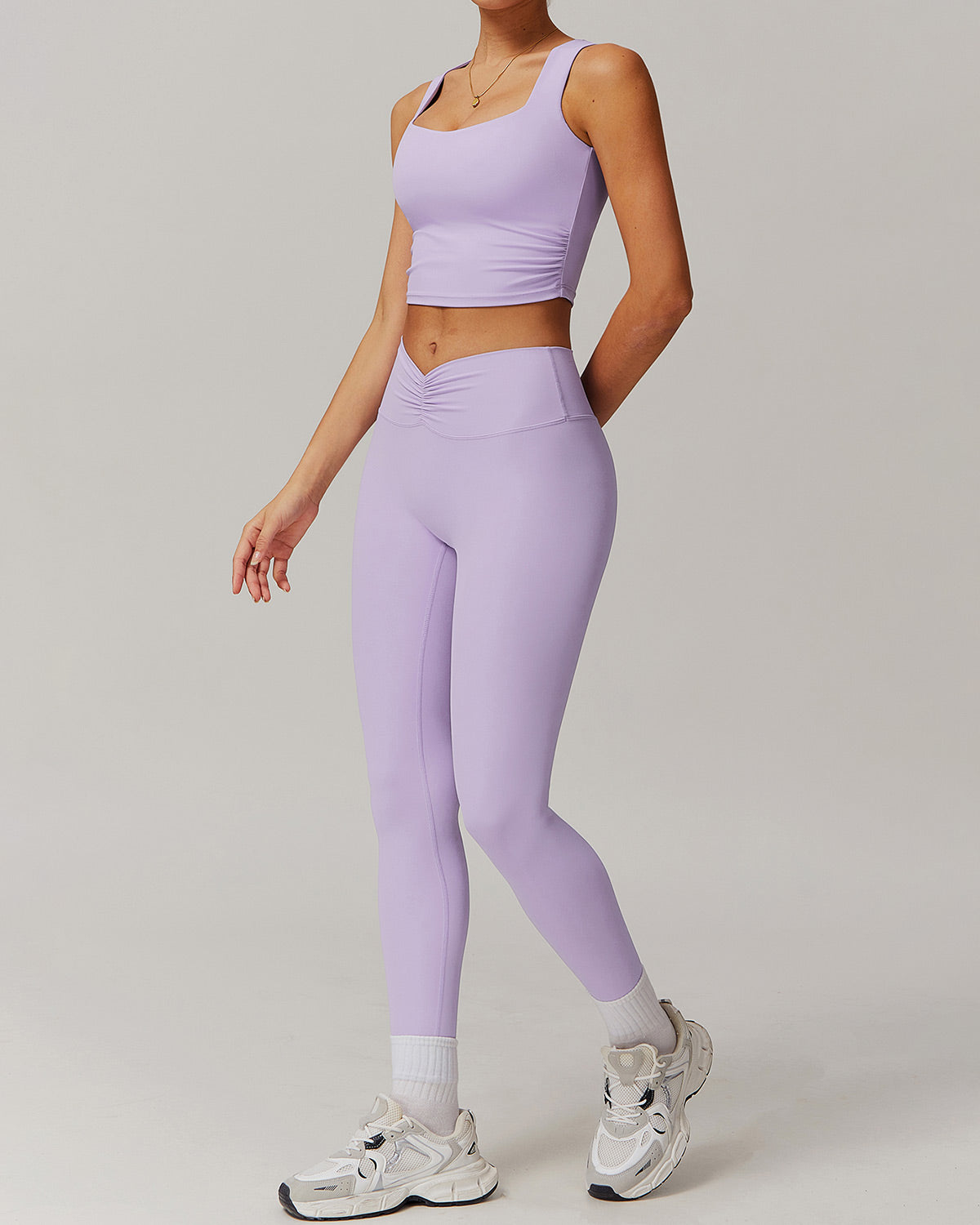 Lyra Crop Top - Purple
