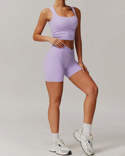 Lyra Crop Top - Purple
