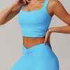 Lyra Crop Top - Sky Blue