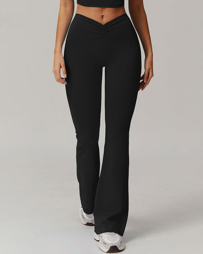 Lyra Flare Leggings - Black