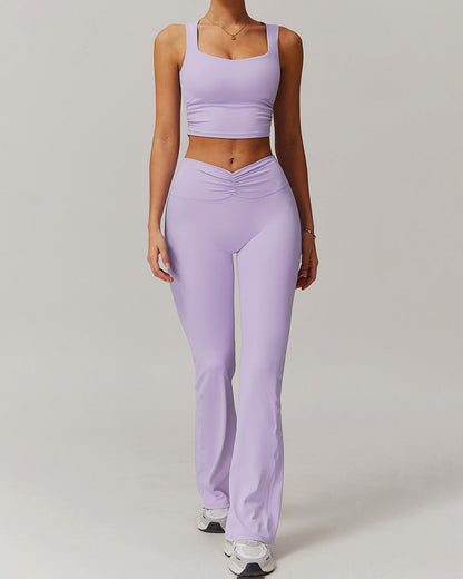 Lyra Flare Leggings - Purple