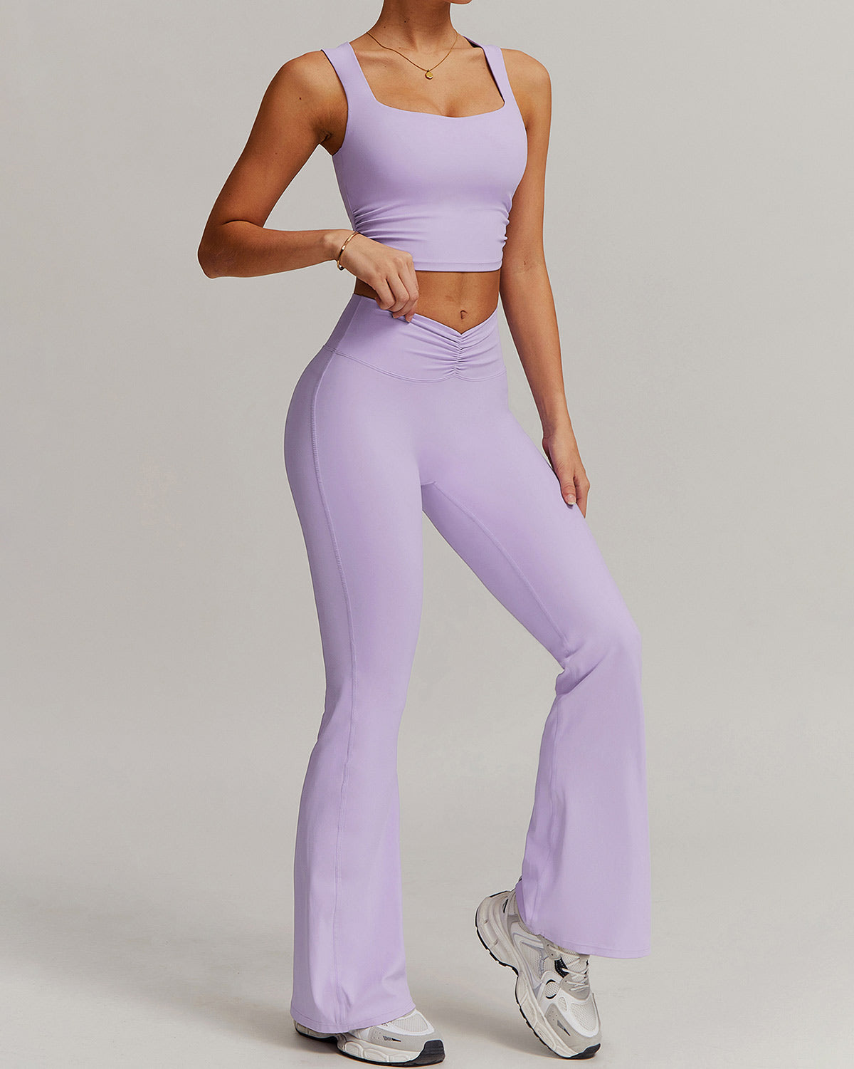 Lyra Flare Leggings - Purple