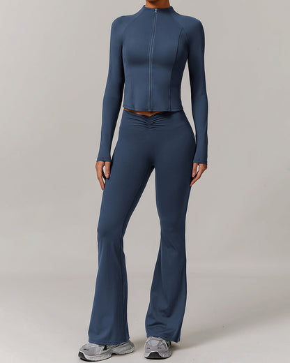 Lyra Flare Leggings - Navy