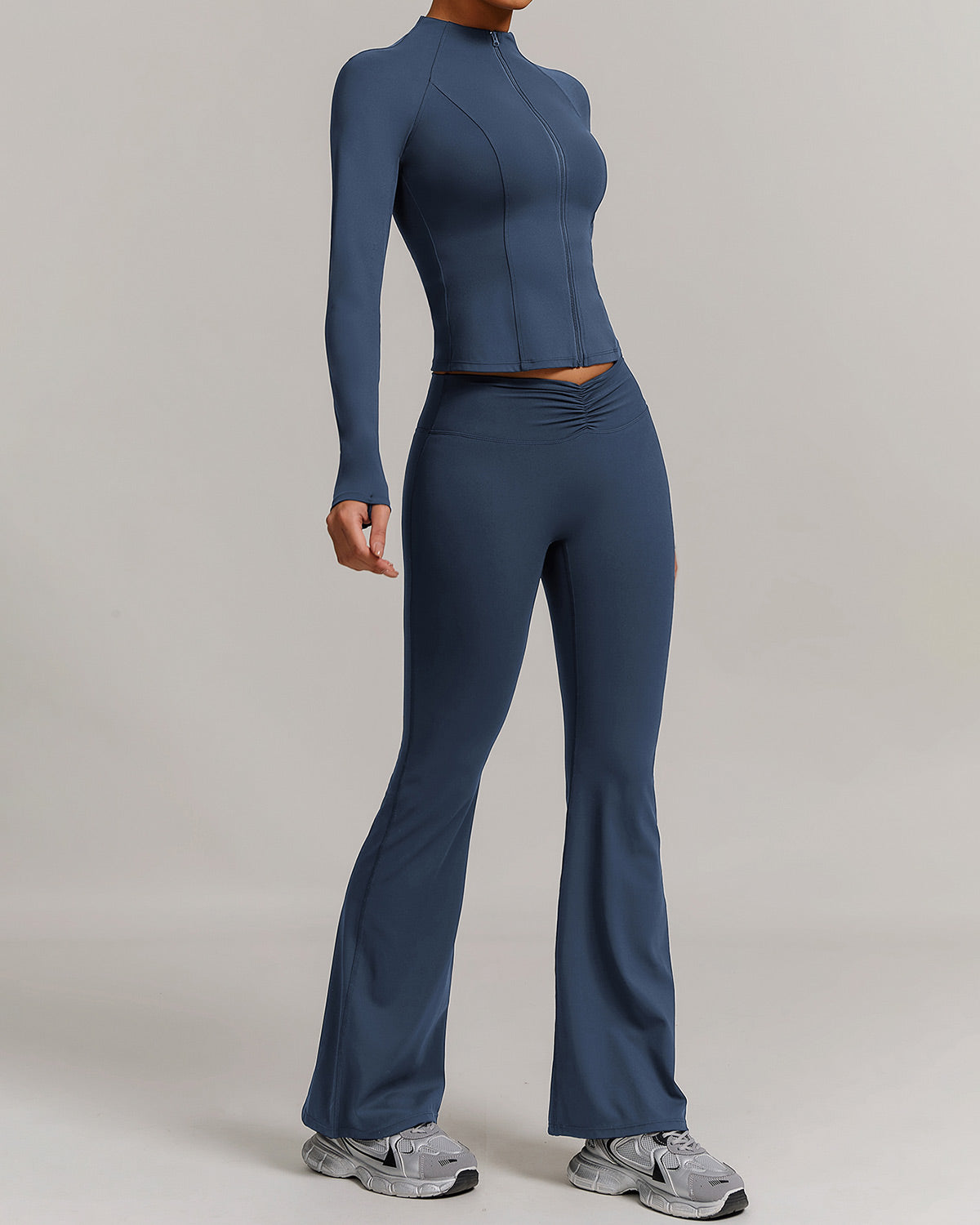 Lyra Flare Leggings - Navy