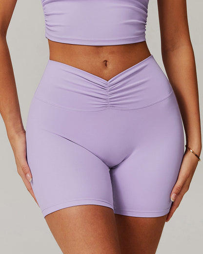 Lyra Scrunch Shorts - Purple