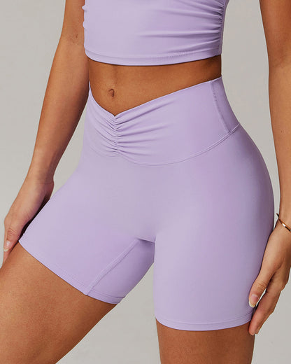 Lyra Scrunch Shorts - Purple