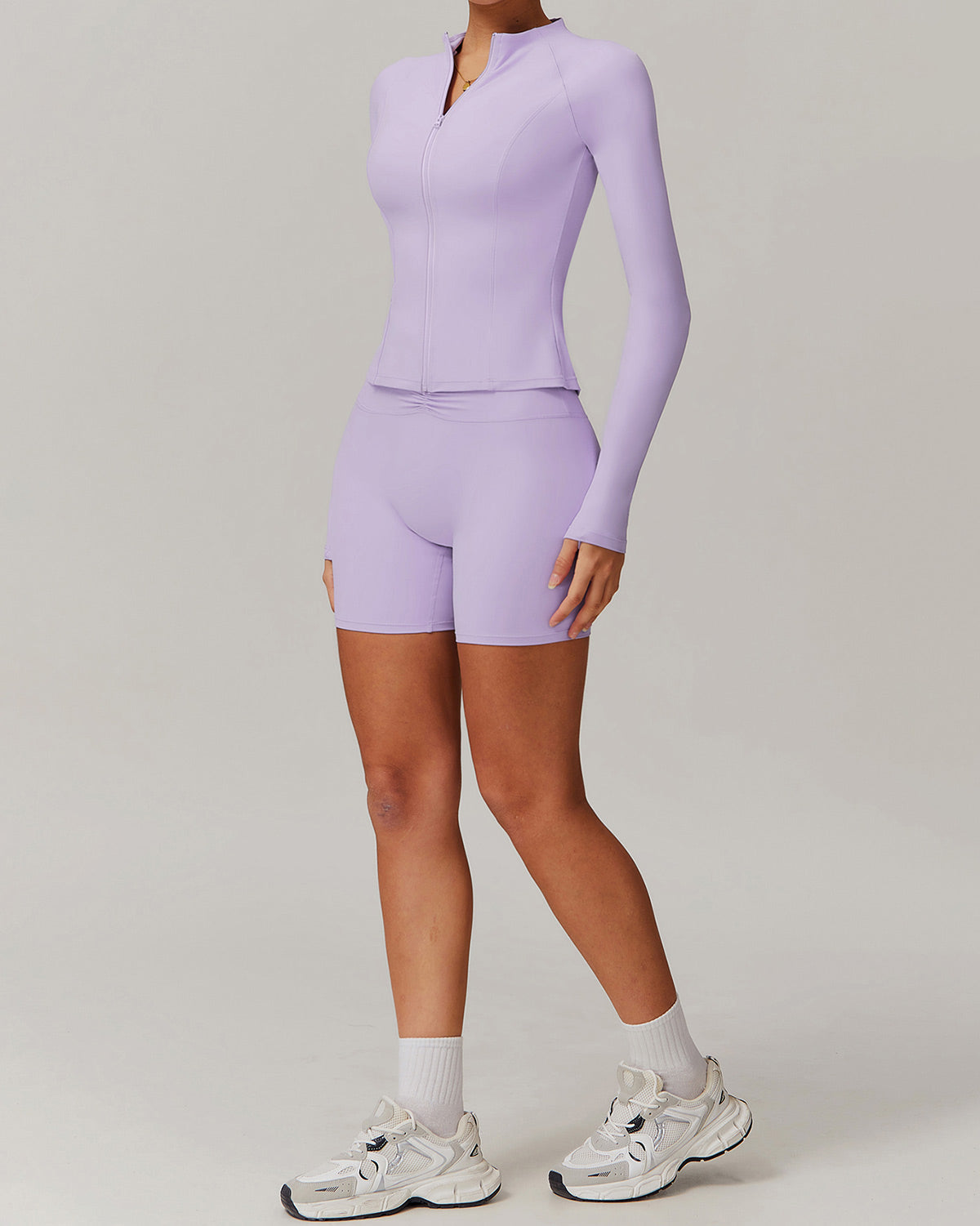 Lyra Scrunch Shorts - Purple