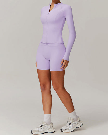 Lyra Scrunch Shorts - Purple