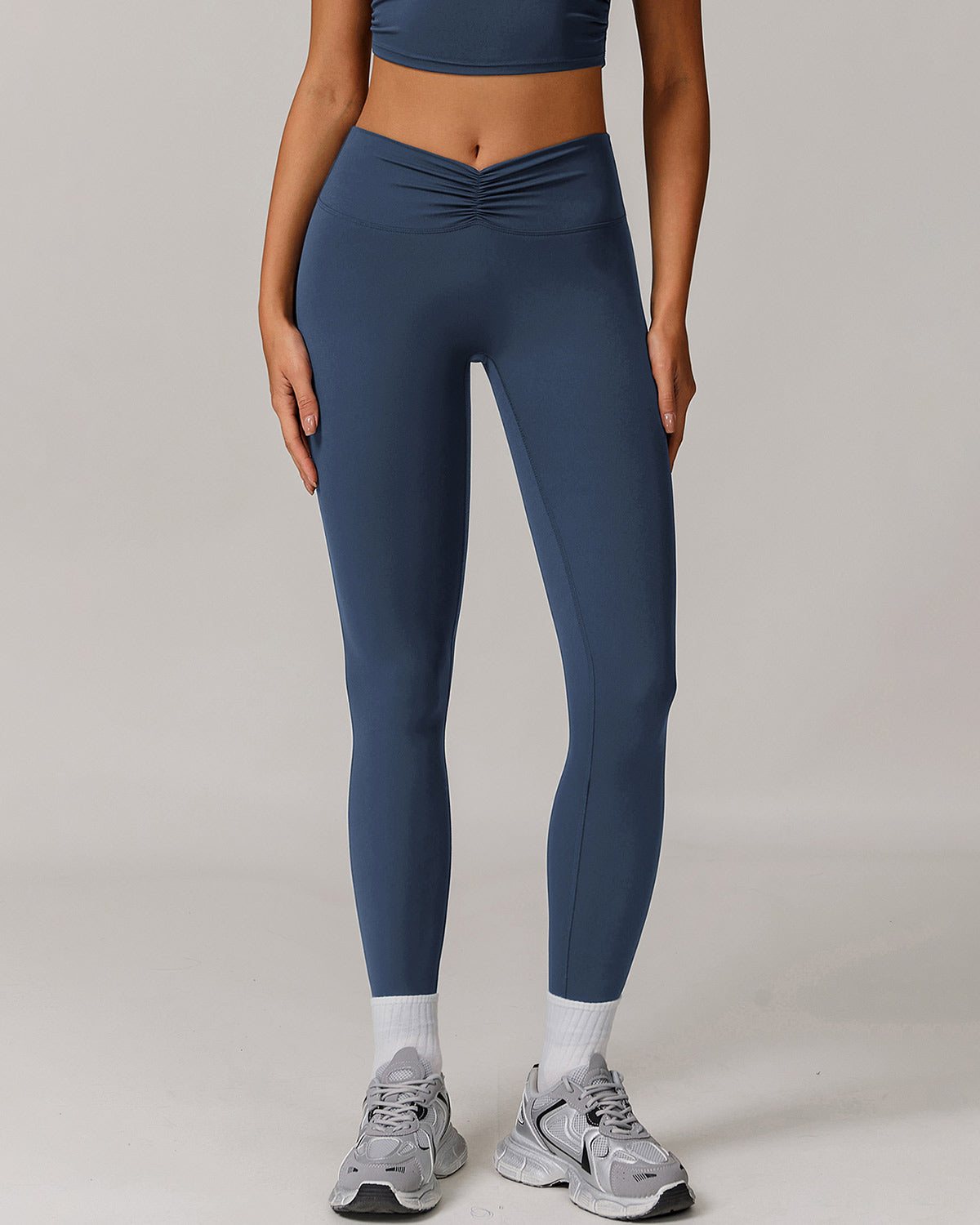 Lyra Seamless Leggings - Navy