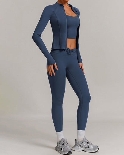 Lyra Seamless Leggings - Navy