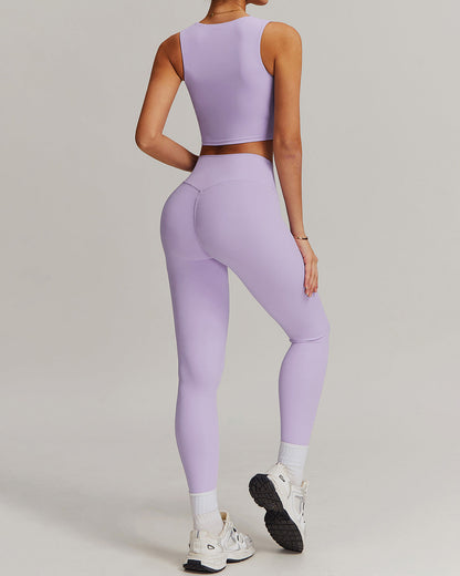 Lyra Seamless Leggings - Purple