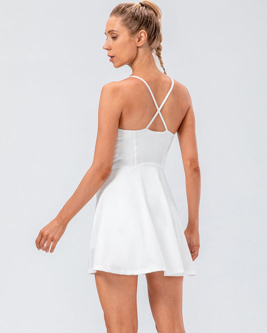 Margaret Athletic Dress - White