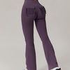 Olive Flare Leggings - Purple