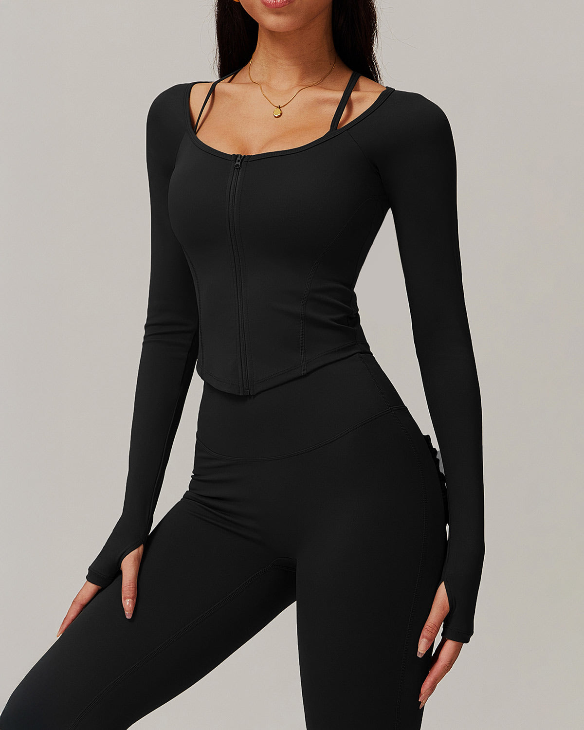 Olive Long Sleeve - Black