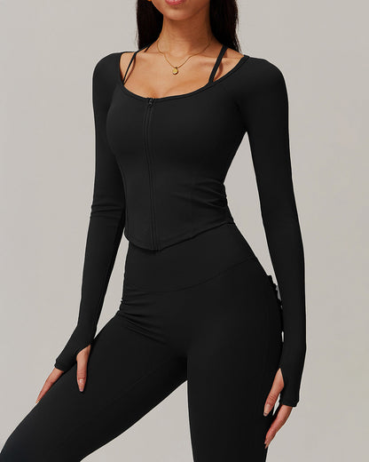 Olive Long Sleeve - Black