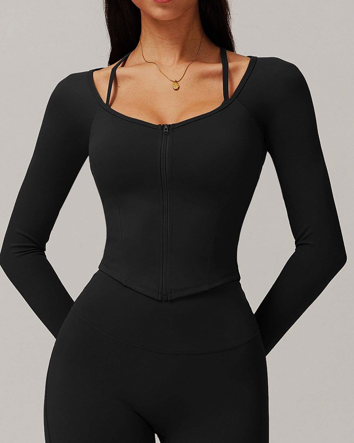 Olive Long Sleeve - Black