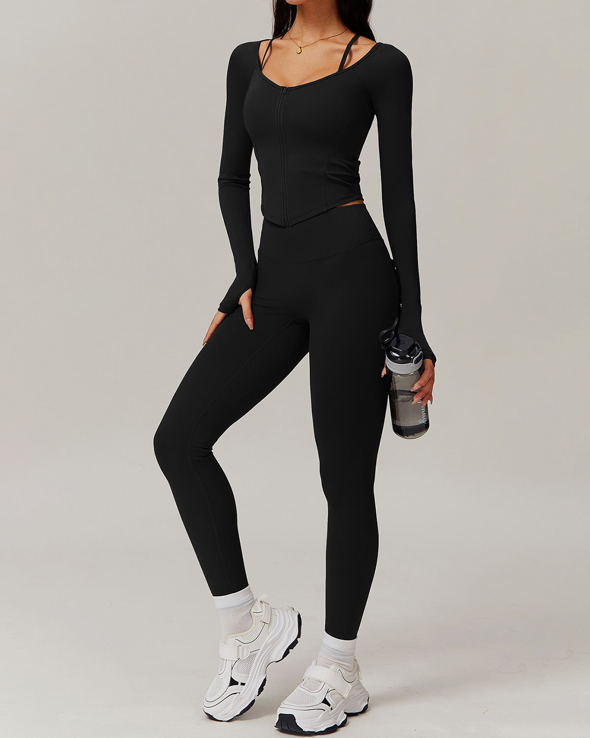 Olive Long Sleeve - Black