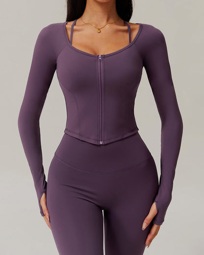 Olive Long Sleeve - Purple