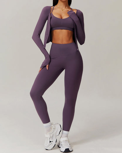 Olive Long Sleeve - Purple