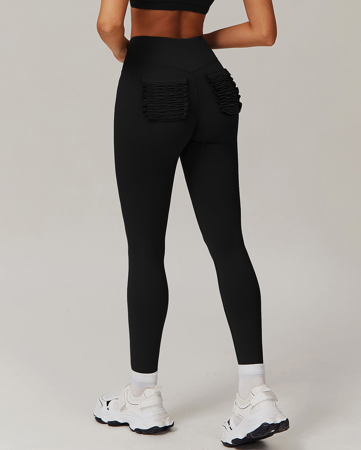 Olive Seamless Leggings - Black