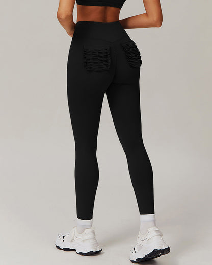 Olive Seamless Leggings - Black