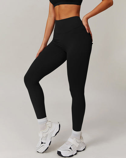 Olive Seamless Leggings - Black
