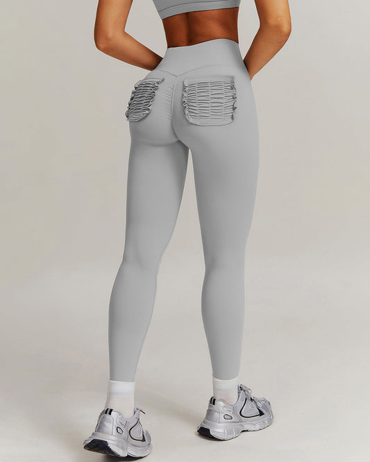 Olive Seamless Leggings - Grey