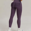Olive Seamless Leggings - Purple
