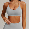 Olive Sports Bra - Grey