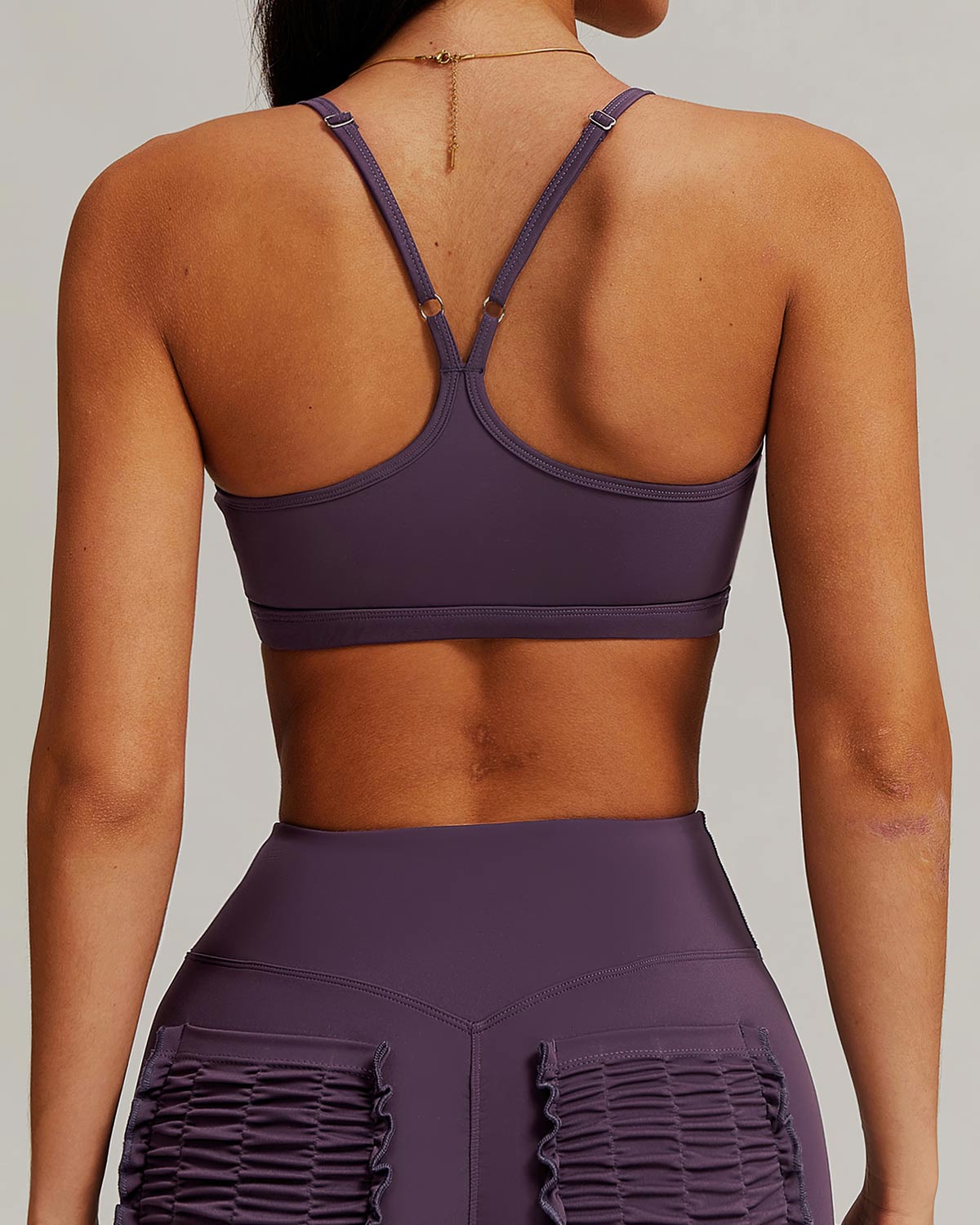 Olive Sports Bra - Purple