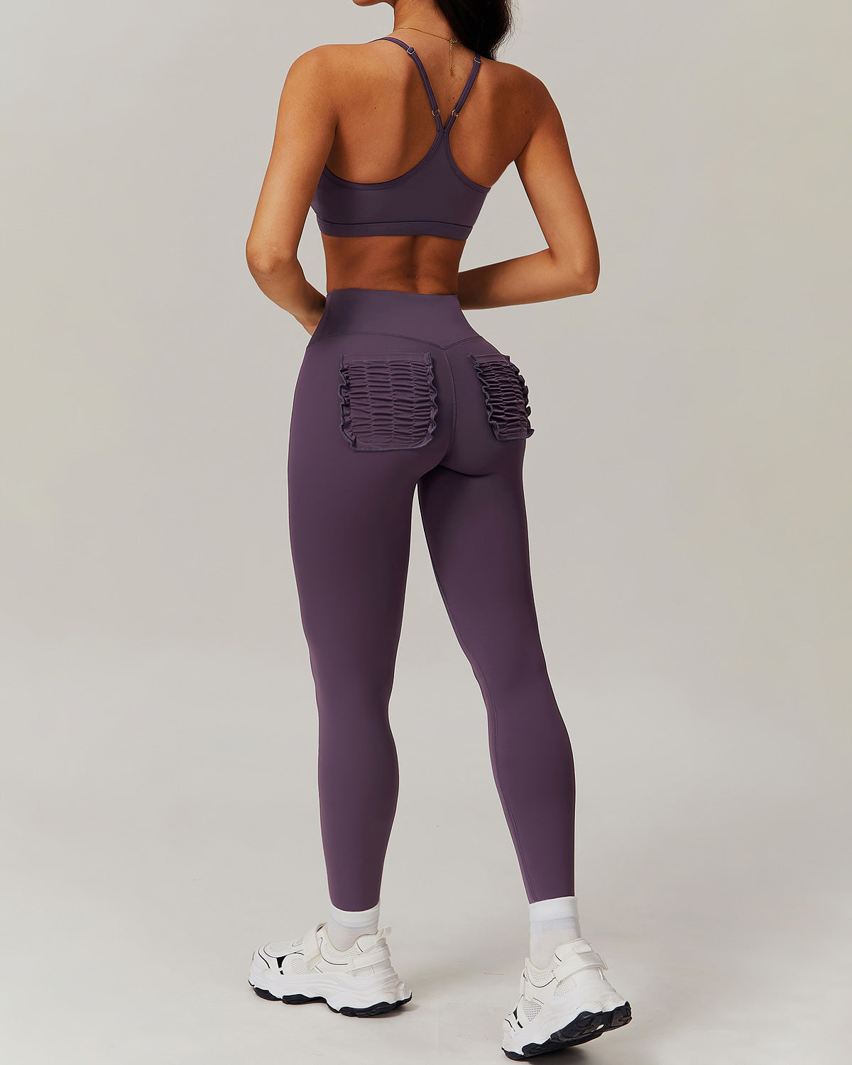 Olive Sports Bra - Purple