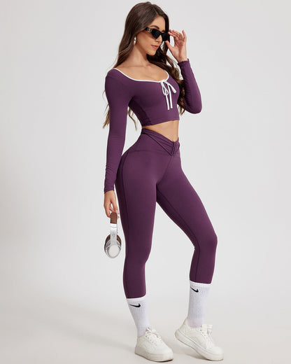 Oona Leggings - Plum